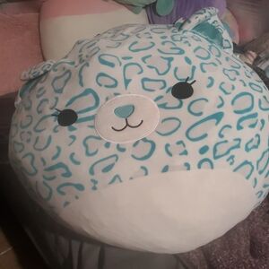 24 inch squishmallow, snow leopard
